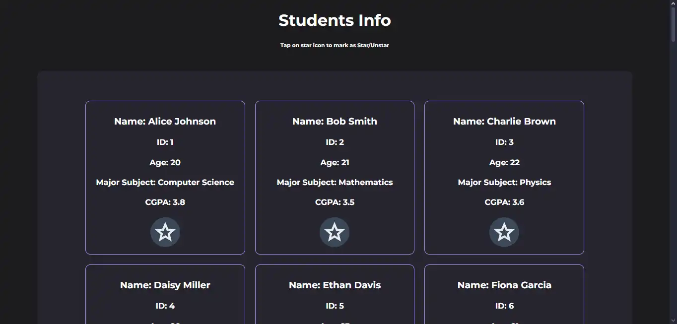 Students Info