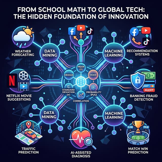 The Hidden Connection Between School Mathematics and Artificial Intelligence